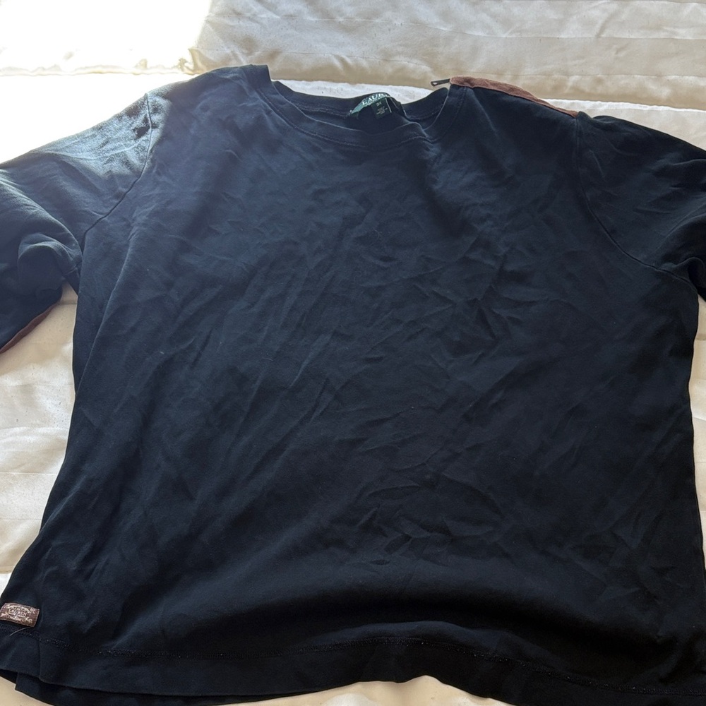 Lauren Ralph Lauren Black Long Sleeve Tee